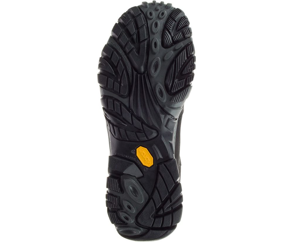 Merrell Boots Black - Moab Adventure Mid Waterproof - Mens 47YRKNSTU